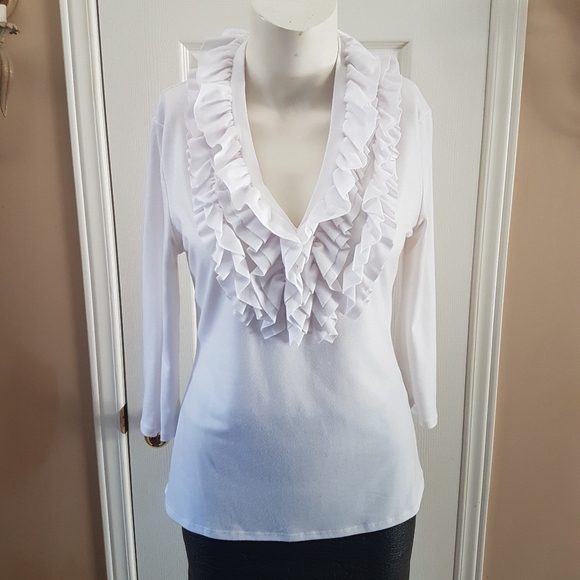 🔥3 for $30🔥Ruffled long sleeve tee